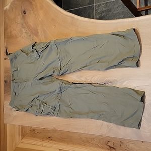 Under Armour 1205777 Men's Guide Zip-Off Convertible Pants - Olive Green-  34x32